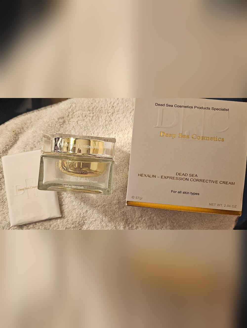 Dead Sea Hexalin Expression Corrective Cream - White/Gold
